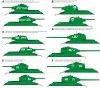 ToRo Model 35D69 - Soviet T-34 & T-34-85 tanks 1/35